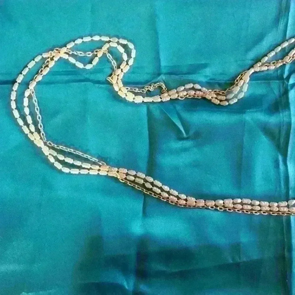 Extra Long 3 Strand Necklace - Picture 3 of 6